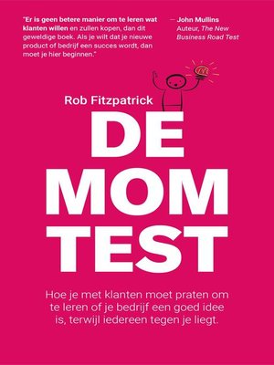 cover image of De Mom Test